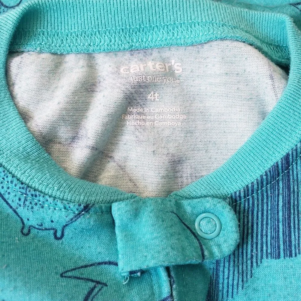 3 Piece Footies Set Onesie Pajamas, Boys & Girls, Mon Petit 3t, Carters 4t